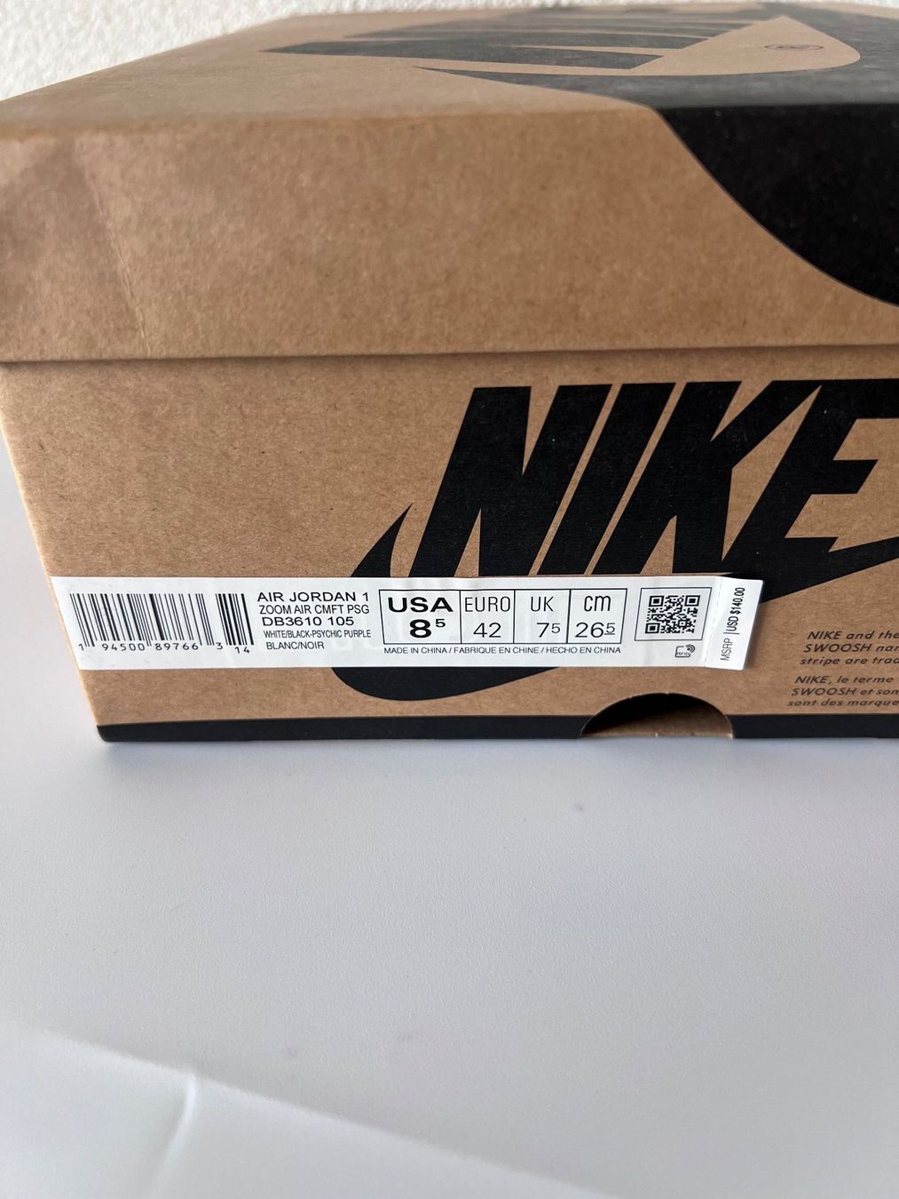 Jordan Scarpe da uomo: Original PSG Jordan 1 High Grösse 42 – Nuovo e nell'imballaggio originale da Frauenfeld venduto da isa_9cy7 5