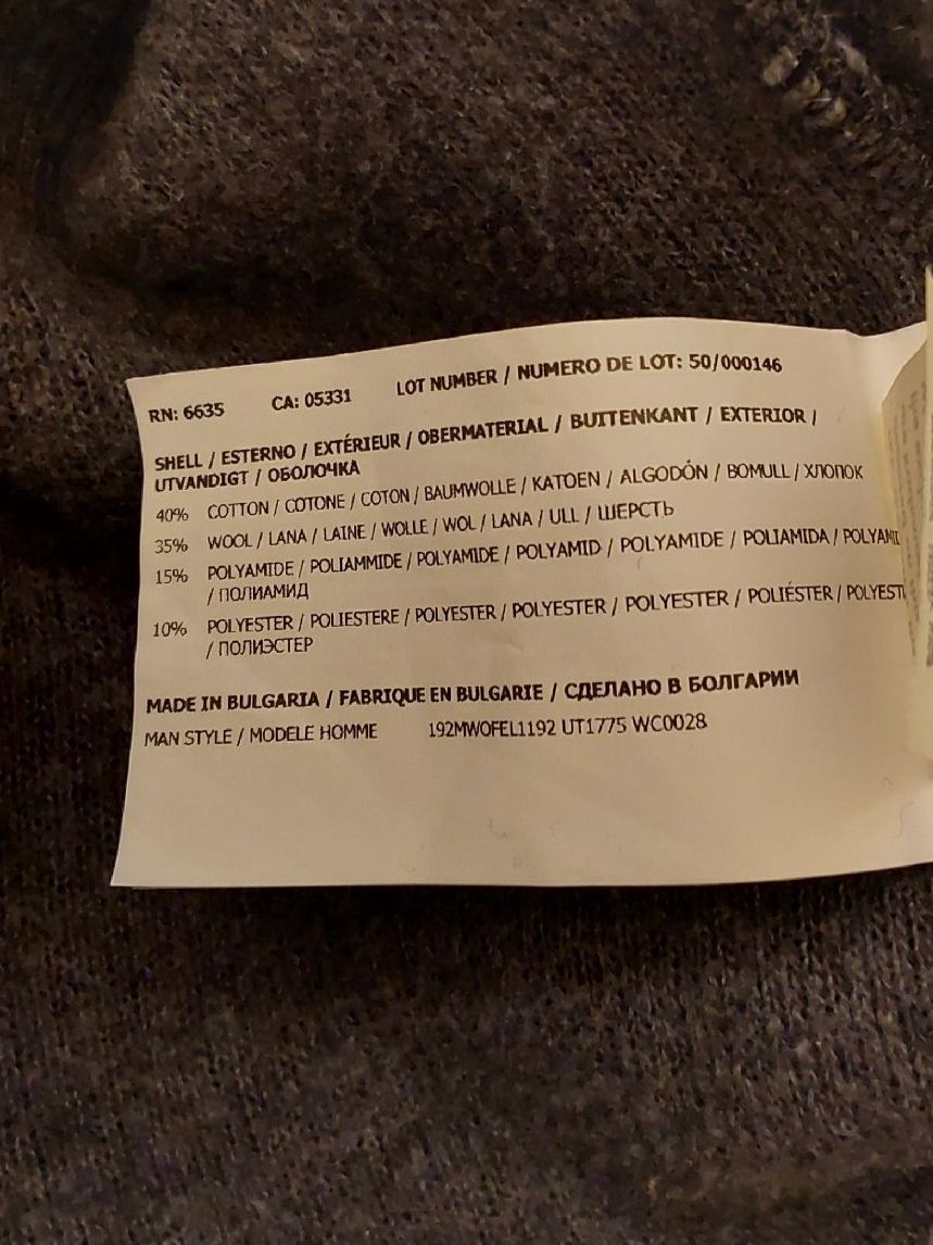 Woolrich Maglioni & Felpe: Troyer Pullover S Woolrich anthrazit Herren – Usato da Köniz venduto da scopello12 7