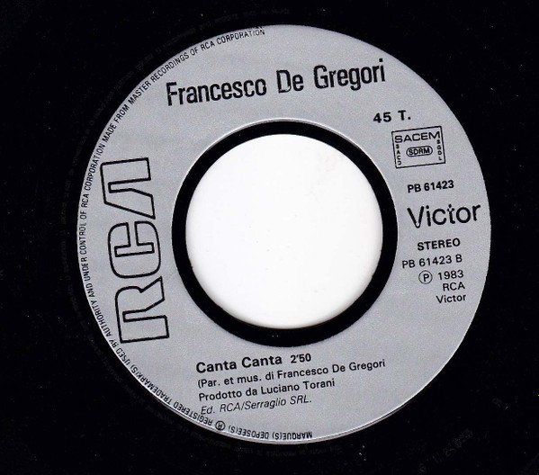 Dischi in vinile: De Gregori Francesco: La Donna Cannone 7" – Usato da Steinhausen venduto da Vilivinili 1