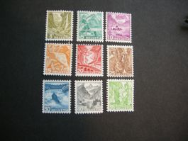 1936 NEUE LANDSCHAFTEN, SATZ, GLATTES PAPIER, POSTFRISCH