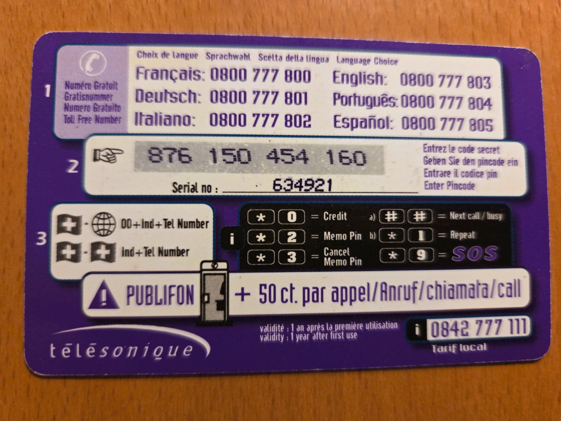 Schede telefoniche: PREPAID - SCHWEIZ – Usato da Brüttisellen venduto da Nighttrain 1