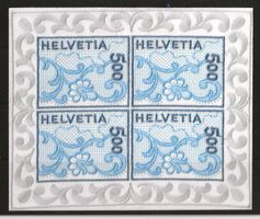 Stickerei-Block  2000 St. Gallen Postfrisch **