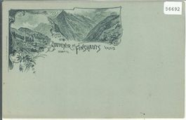 Souvenir de Finshauts - grüne Litho