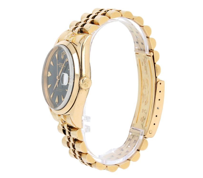 Rolex Orologi: Rolex Datejust Black Gilt  Yellow 6604 – Usato da Stabio venduto da phi_k5ws 3