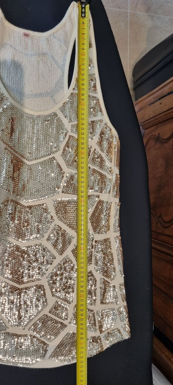 Tops: Débardeur femme doré – Gebraucht aus Borex von mab_28bf 9