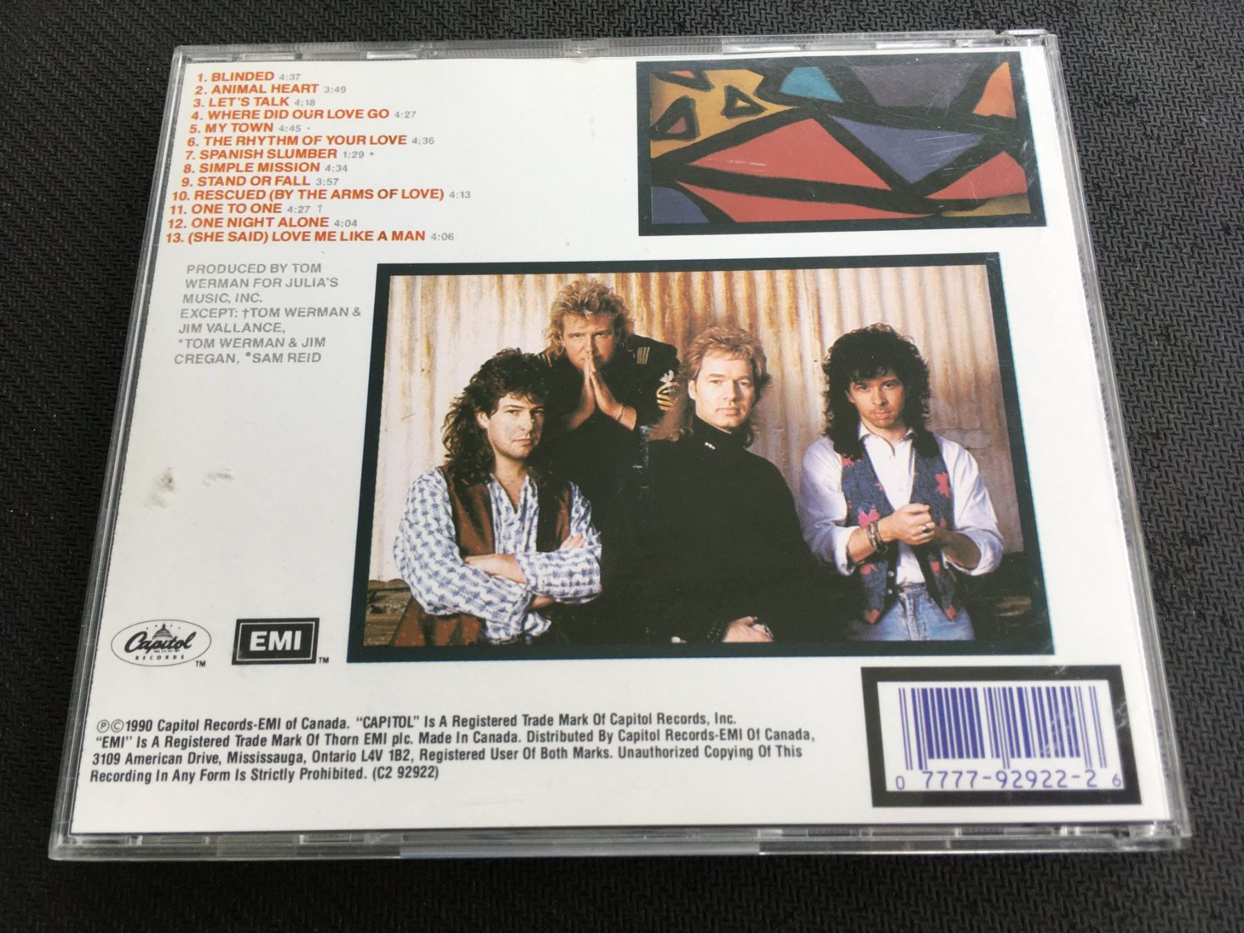 CD: Glass Tiger - Simple Mission -CD- – Usato da St.Gallen venduto da MedienJoe 2