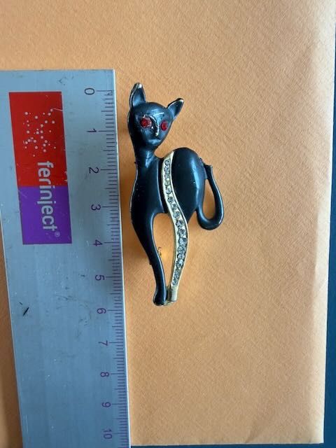 Spille & Fermagli: Brosche Katzenmotiv, Modeschmuck – Usato da Winterthur venduto da 1956ingi 1