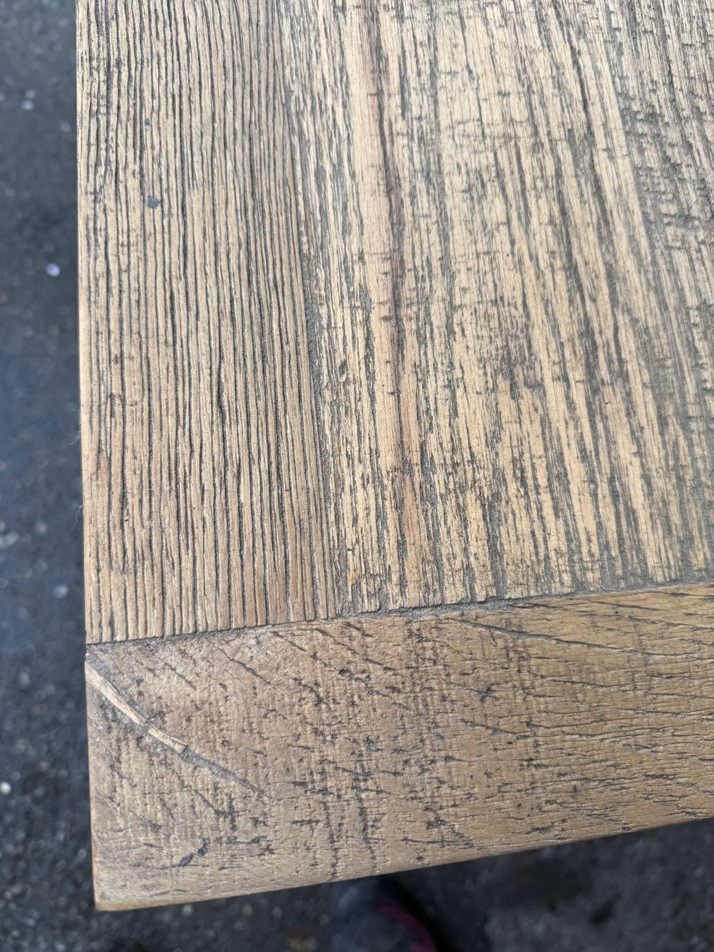 Schreibtische: Eichen Esstisch/Pult Tisch, Eiche/Metall, 120 x 80 cm – Gebraucht aus Koblenz von Rbaldinger54 3