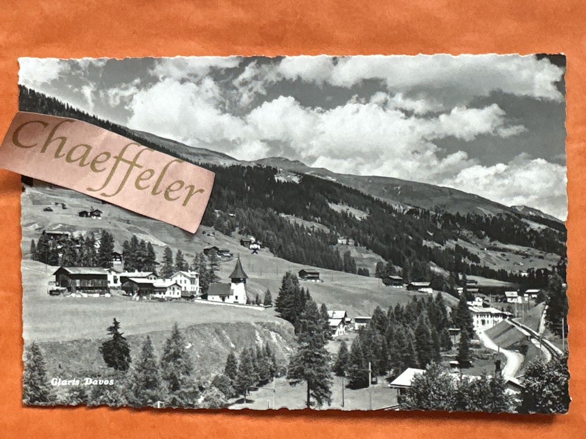 Ansichtskarten: 1942 Glaris Davos – Gebraucht aus Zürich von Chaeffeler
