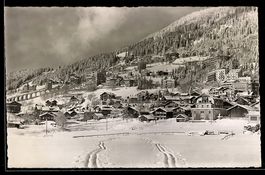 AK Leysin, Panorama en hiver, 1952