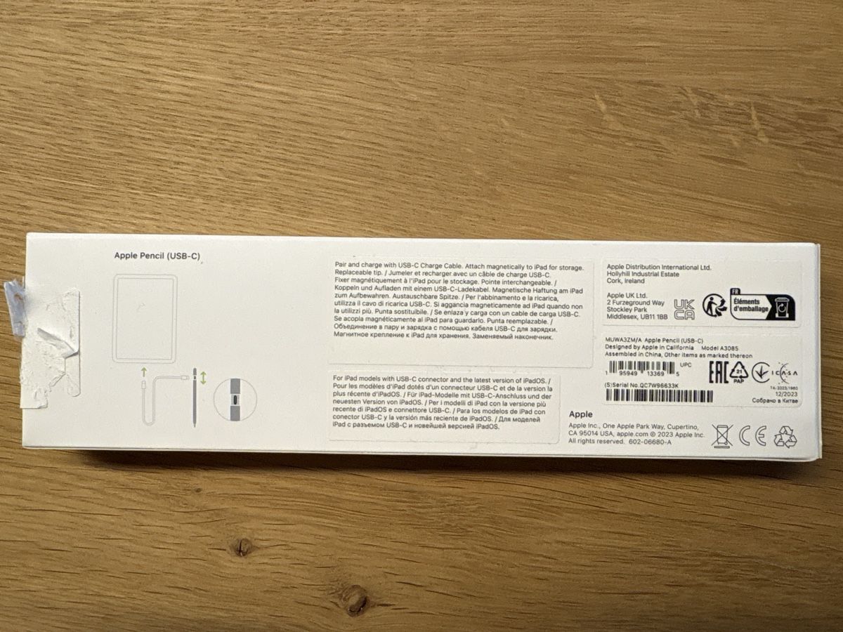 Apple Stylos & Marker: Apple Pencil USB-C, Originalkarton(ausgepackt) – Neuf (Voir description) à Altikon par Katanapeto 2