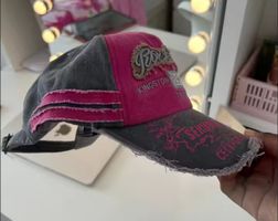 3x Baseballkappen aus verwaschener Baumwolle - casquette