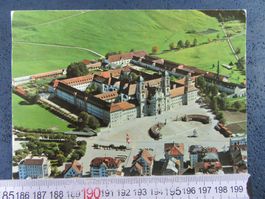 EINSIEDELN KLOSTER LUFTBILD SZ AK BUG