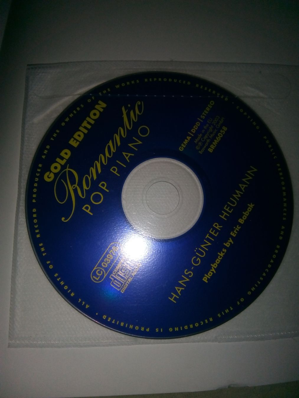 Libri: Romantic Pop Piano - Gold Edition - Hans Günter Heumann + CD – Usato da St. Gallen venduto da elk2024 7