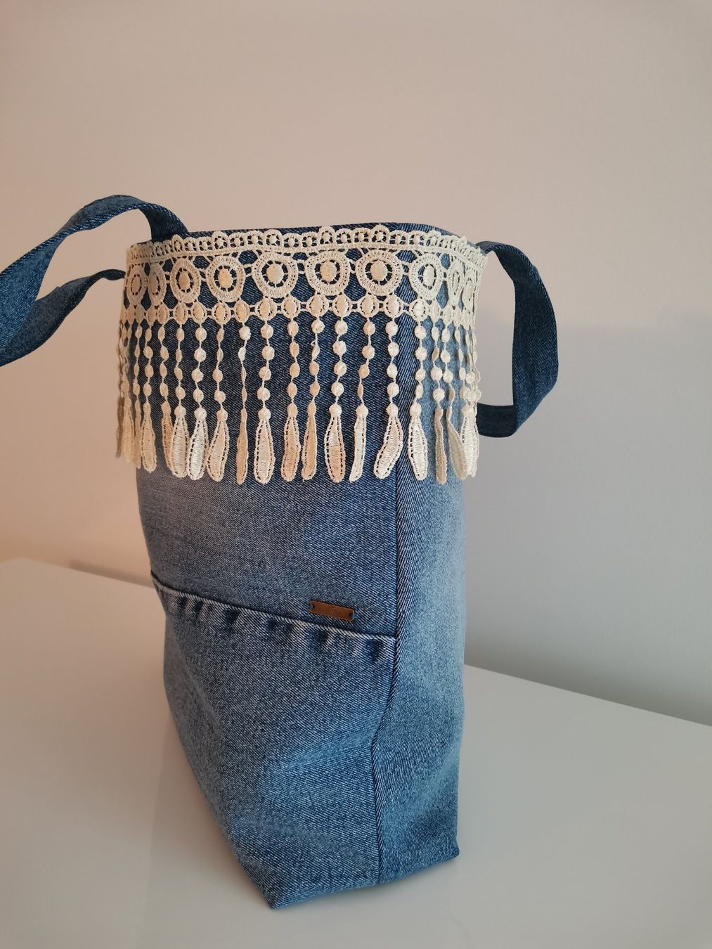 Sacs femmes: Upcyclin Jeans Einkaufstasche – Neuf (Voir description) à Neuendorf par Winter02 3