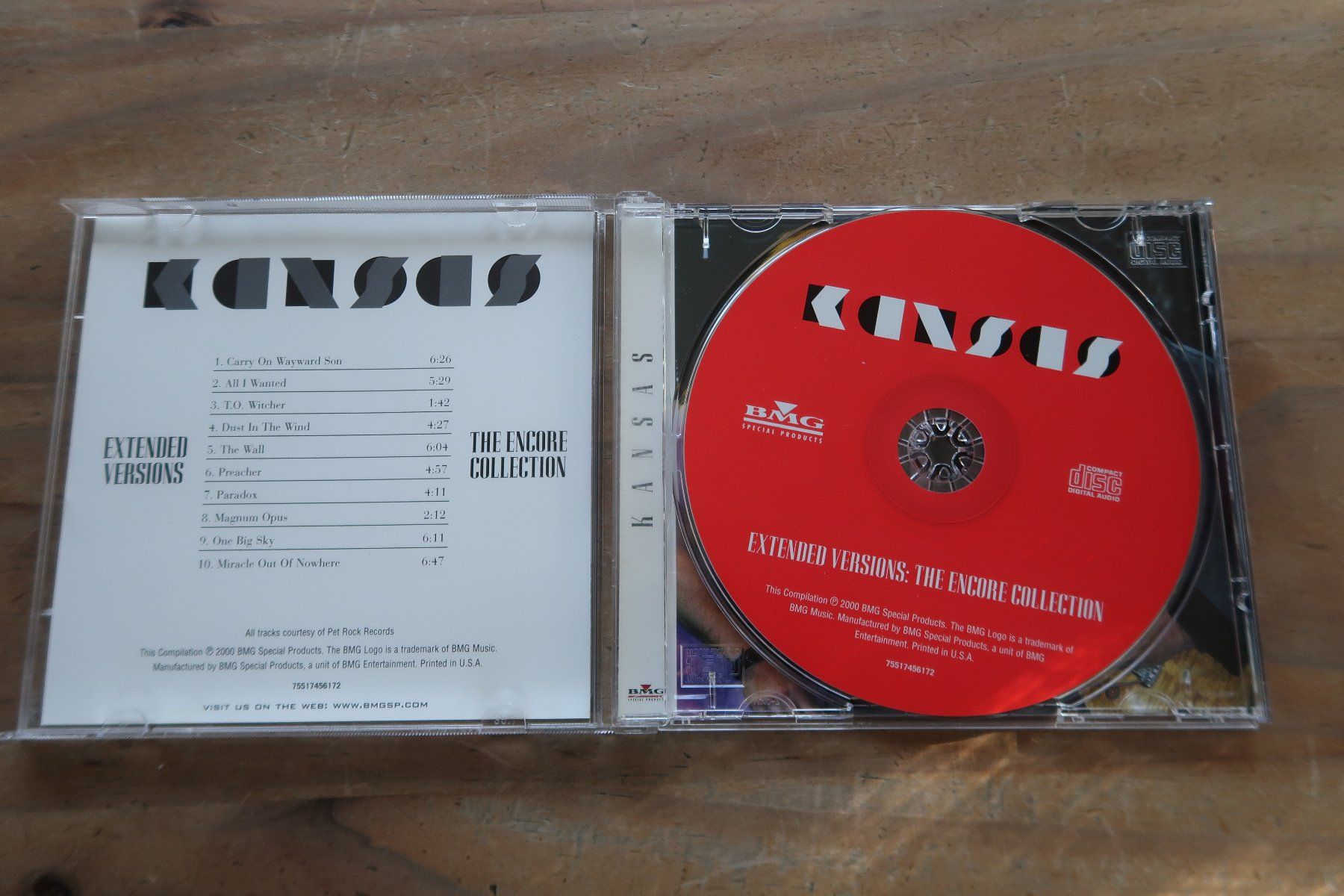 CD: KANSAS - EXTENDED VERSION - THE ENCORE COLLECTION LIVE - CD – Usato da Basel venduto da Patiscat 3