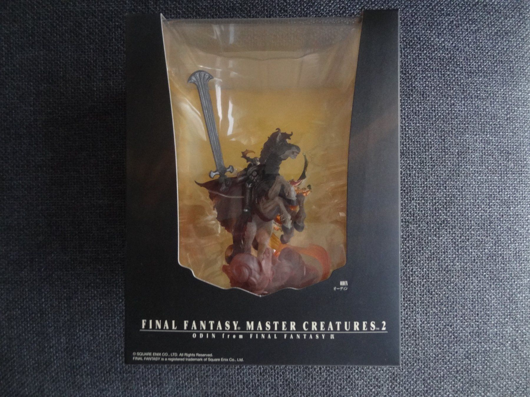 Statuette: Final Fantasy IX Odin Figur Square Original – Nuovo e nell'imballaggio originale da Lyss venduto da Famicom