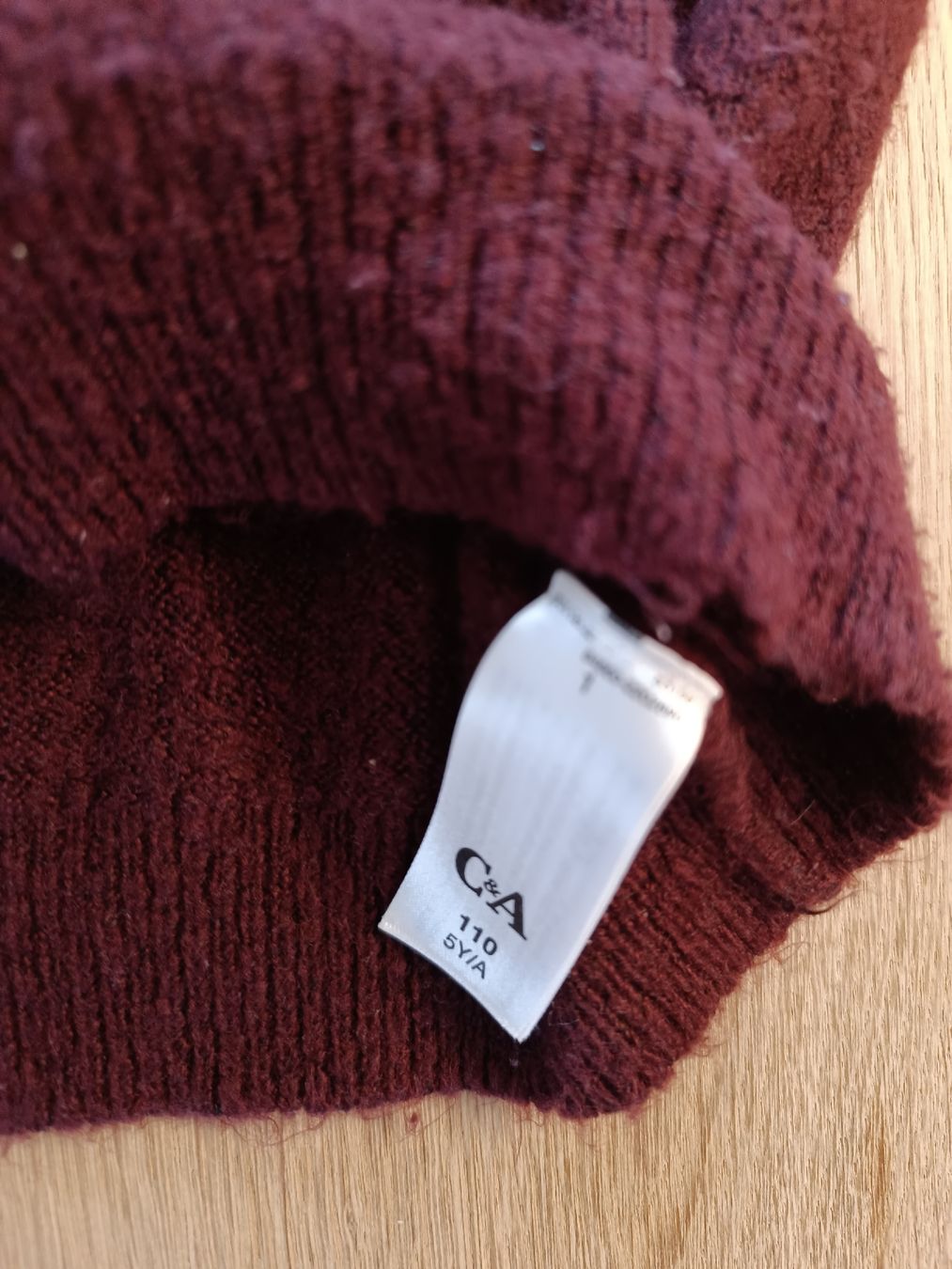 C&A Maglioni & Felpe: Winter Pulli, C&A, ca. 98 Grösse, Lila Strickmuster – Usato da Berikon venduto da mezzze 2