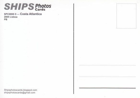 Cartoline postali: Costa Atlantica – Usato da Zuerich venduto da OceanLinerPostcards 1