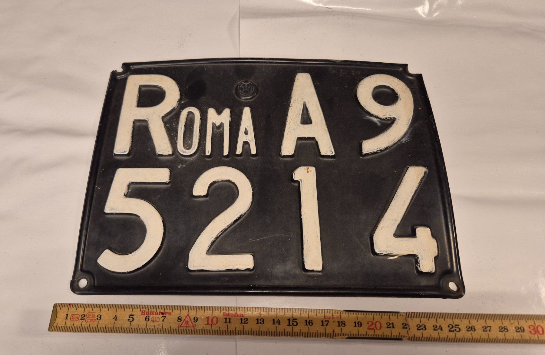 Insegne: Italienische alte Autoschild – Usato da Vilters venduto da Fleiflomi