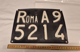 Italienische alte Autoschild