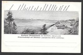 Solothurn Kurhaus Weissenstein Winterlandschaft Nebelmeer