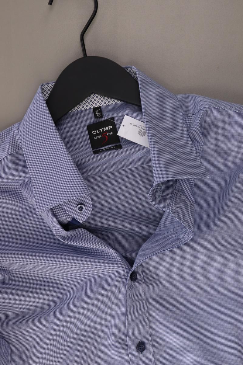 Hemden: Olymp Langarmhemd Gr. Hemdgröße 43 blau – Gebraucht aus Neustadt an der Waldnaab von SecondLifeFashion 1