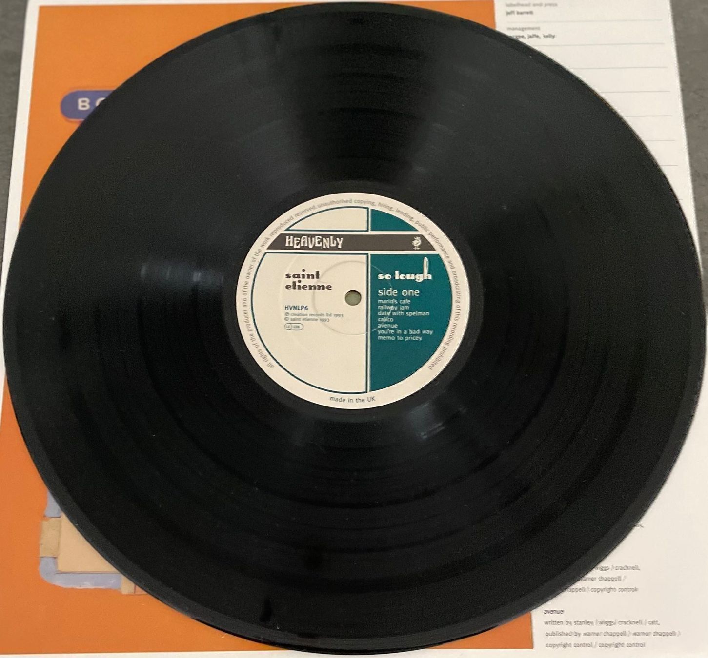 Dischi in vinile: Saint Etienne – So Tough – Usato da Aadorf venduto da Assyrian-Bazar 2