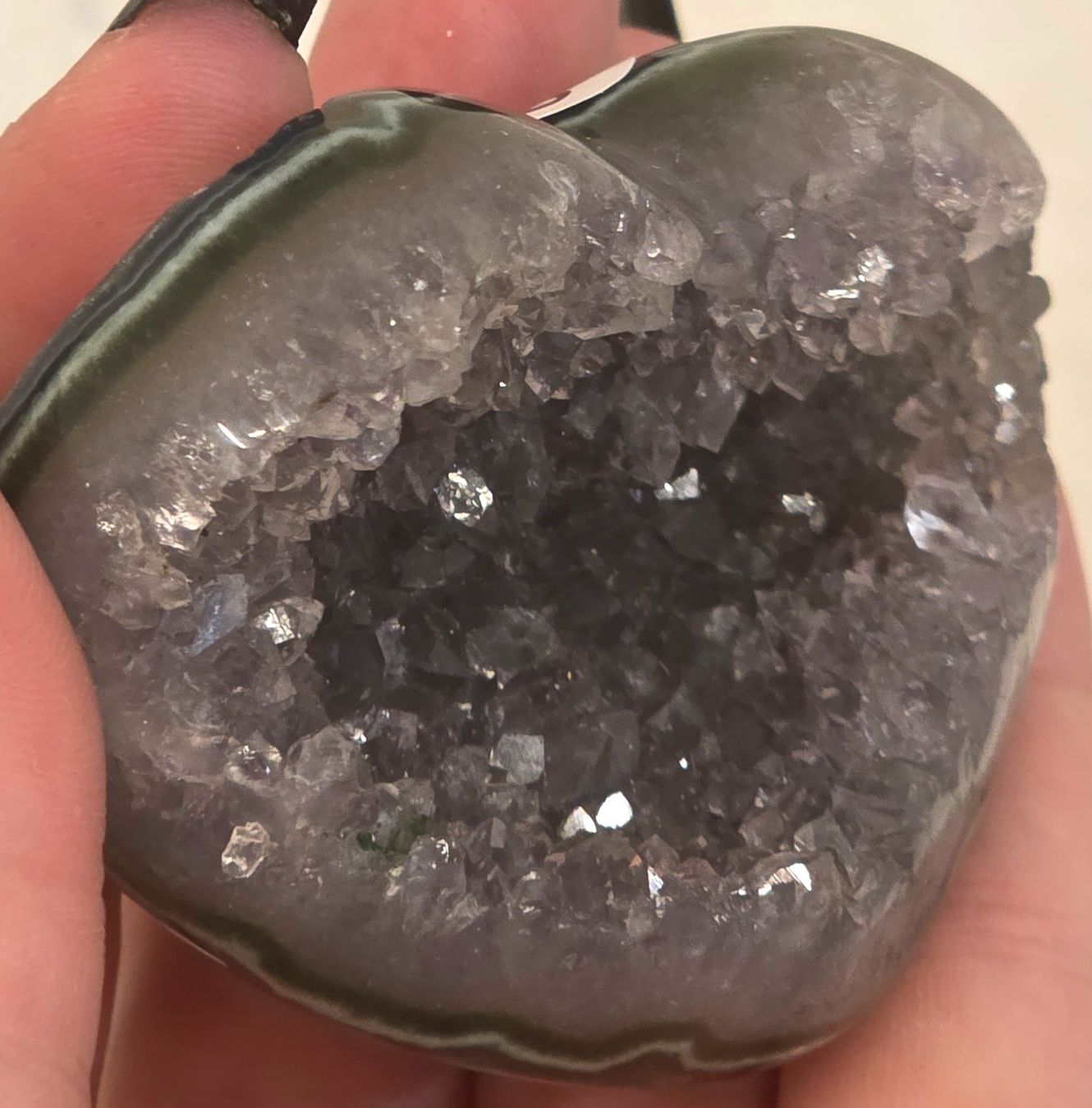 Minerali & Pietre curative: Amethyst Herz 122g – Nuovo e nell'imballaggio originale da Matzingen venduto da Shay_Crystalz 1