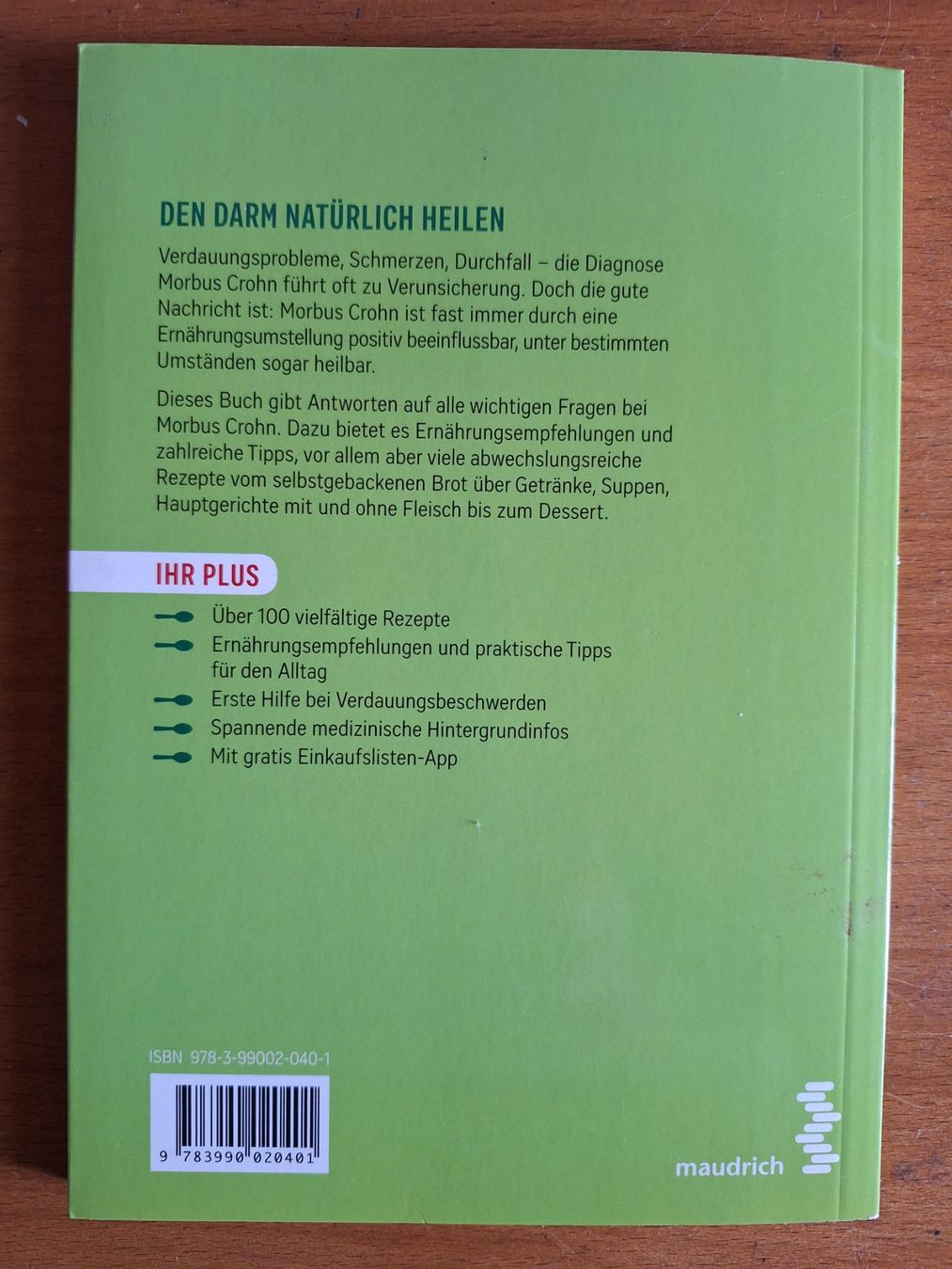 Libri: Morbus Crohn - Kochbuch – Usato da Eriswil venduto da corolla05 1