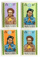 Briefmarken "Pfadfinder". Montserrat.