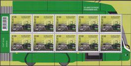 2020, Nr.1795 (Strassenbahn) Zierbogen postfrisch**.