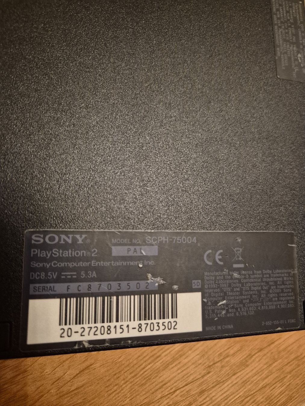 Sony Consoles: Sony PlayStation 2 Slim SCPH-75004, PAL, Date Code 5D – D'occasion à Rothrist par ner_27ct 7
