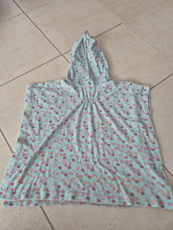 Badeponcho mit Flamingos, Grösse 92/98