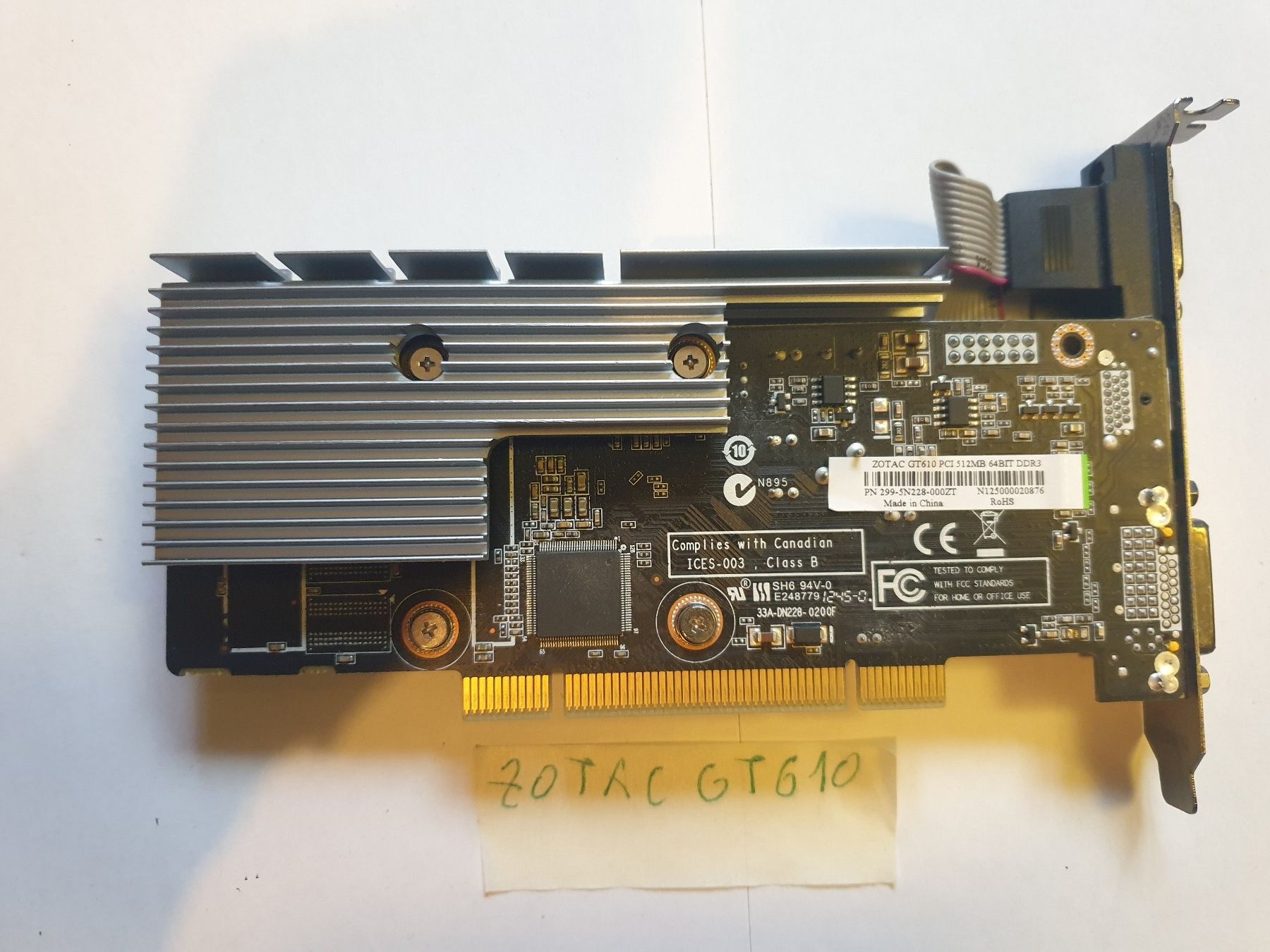 Zotac Schede grafiche: Carte Zotac GT 610 – Usato da Moudon venduto da Amaroli7 1