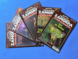 5x Professor Zamorra Romane /Grusel Horror Fantasy