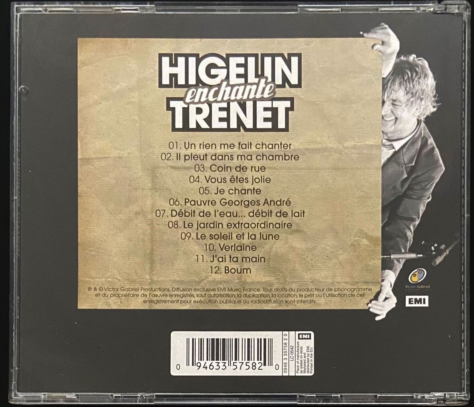 CD: CD Jacques Higelin - Higelin Enchante Trenet – Usato da Luzern venduto da Lycka 1