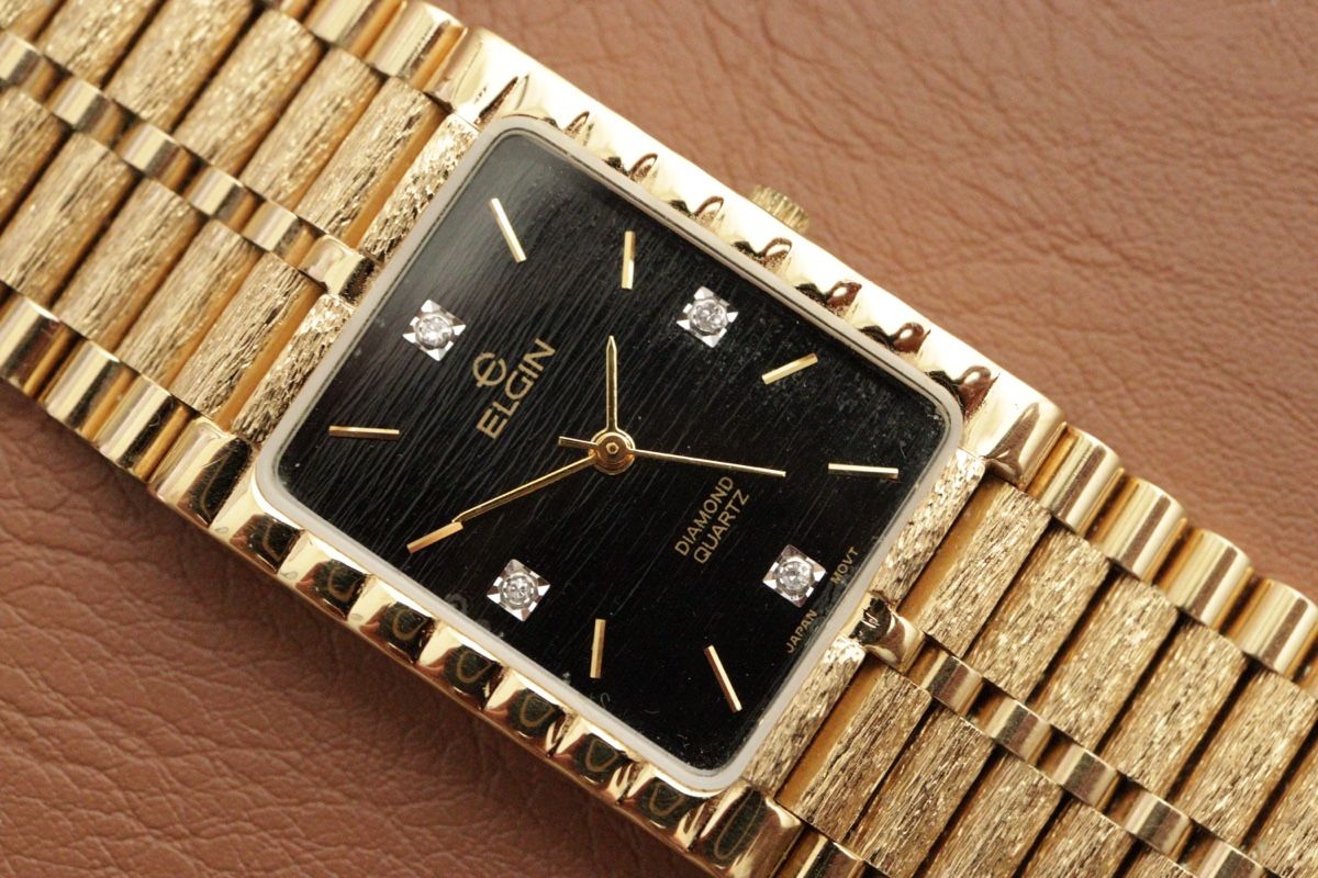 Omega Orologi: Elgin Diamond Quartz - Full Set – Usato da Schaanwald venduto da travelintime01 6