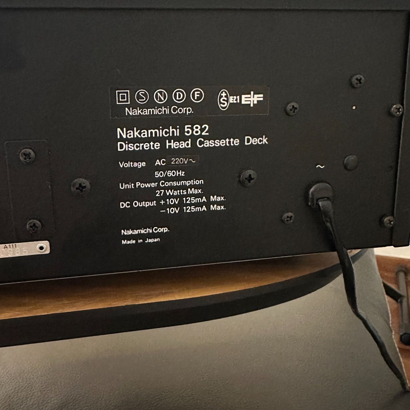 Nakamichi Registratori: Fully WORKING Nakamichi 582 HiFi Cassette Deck, 1979 – Usato da Vésenaz venduto da Grailium 6