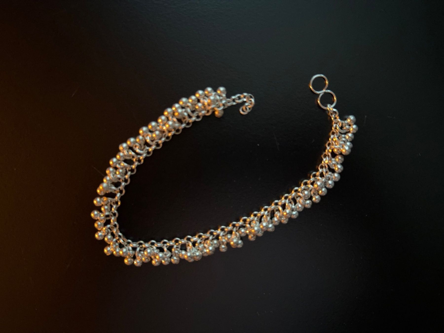 Bracciali & Braccialetti: silver anklets pack of 2 | Fußkettchen – Nuovo (secondo la descrizione) da Zürich venduto da hal_2yzx 2