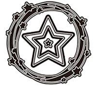 STERNCHENKREIS STANZSCHABLONE