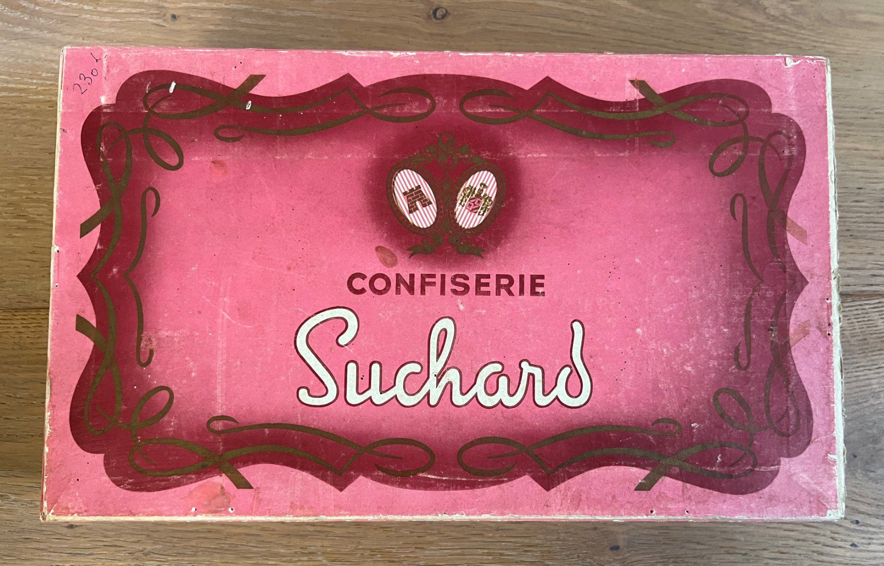 Suchard Dosen: antike Holzbox - Kistchen "Confiserie Chocolat Suchard" – Gebraucht aus Rothrist von Brandystar 3