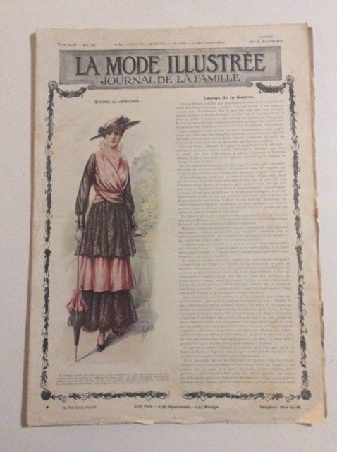 Revues & Magazines: Journal sur la Mode 1915 – D'occasion à Genève par edelweiss1900 1