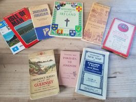 Vintage Landkarten Sammlung England Ireland Jugoslawien