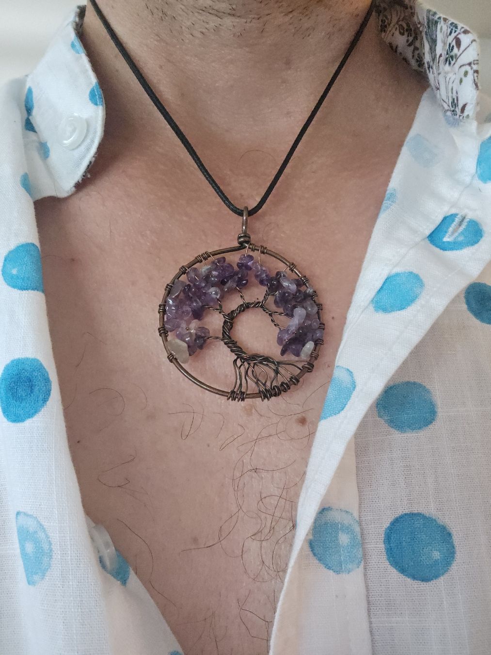 Ciondoli: Arbre de vie améthyste, Pierre violette chakra protection – Nuovo (secondo la descrizione) da Satigny venduto da Baazarbaron 2