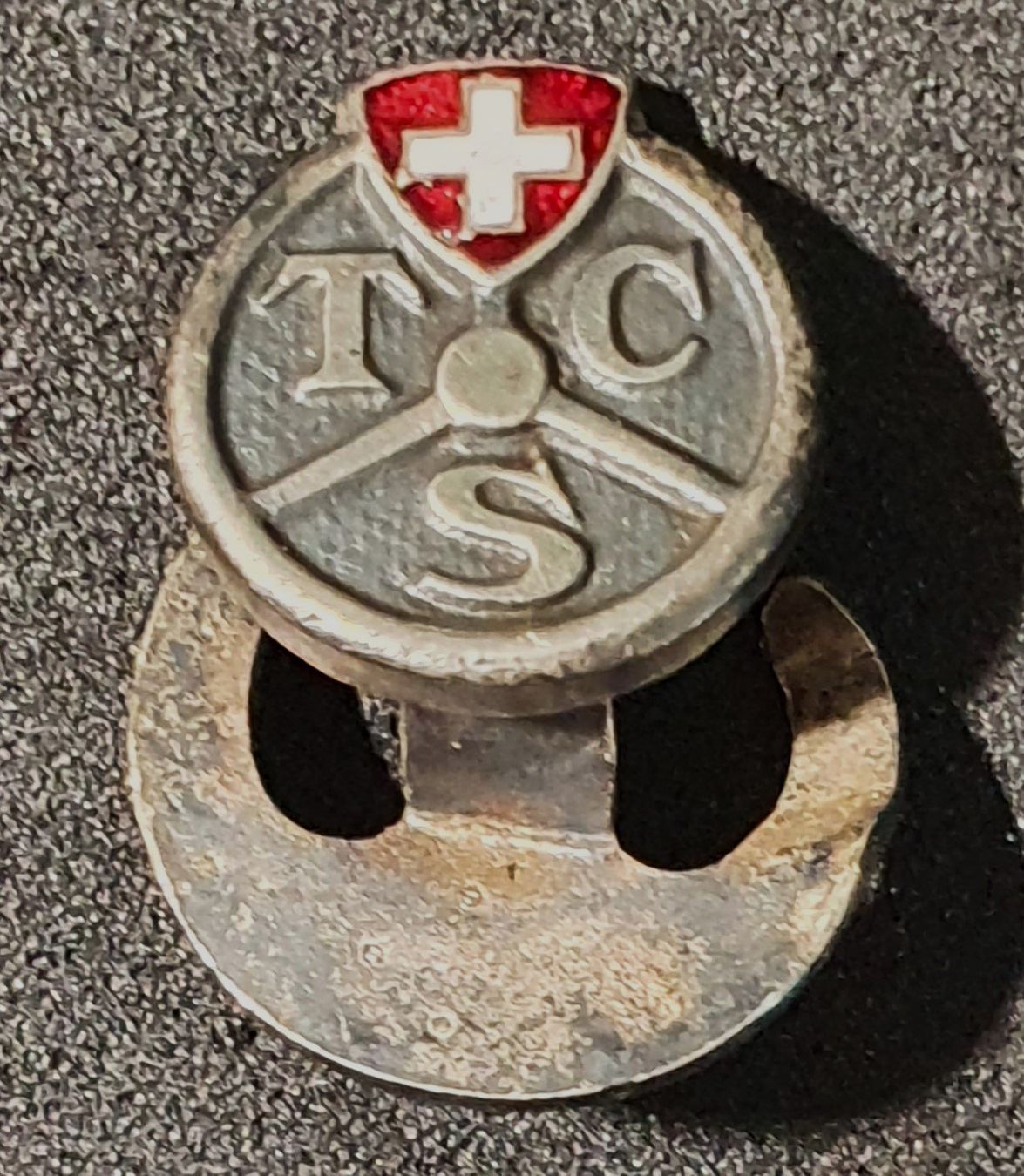 TCS Plaquettes & Badges: GG147 - Alter Reversknopf  TCS – D'occasion à Reinach BL par Boston-Verkauf