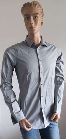 Neues Ben Sherman Herren Hemd, Gr. M, Slim Fit, Aston Grey