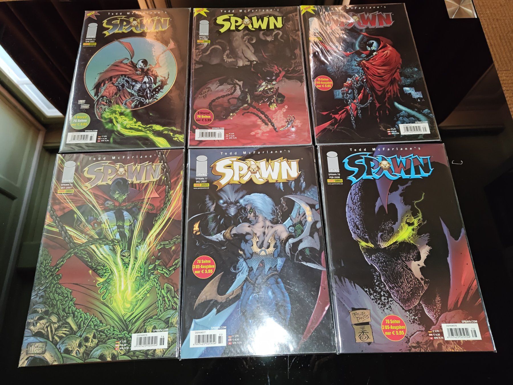 Fumetti: Spawn Comics 6x Deutsch (73 -78) – Usato da Sumiswald venduto da geesoft