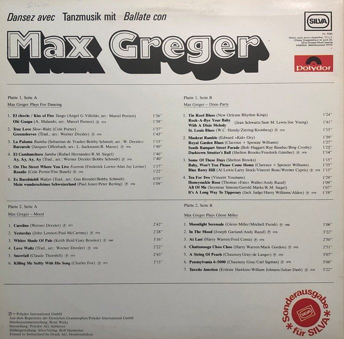 Schallplatten: 5x LPs Orchester Max Greger – Gebraucht aus Grüningen von azulgrisvinyl 2
