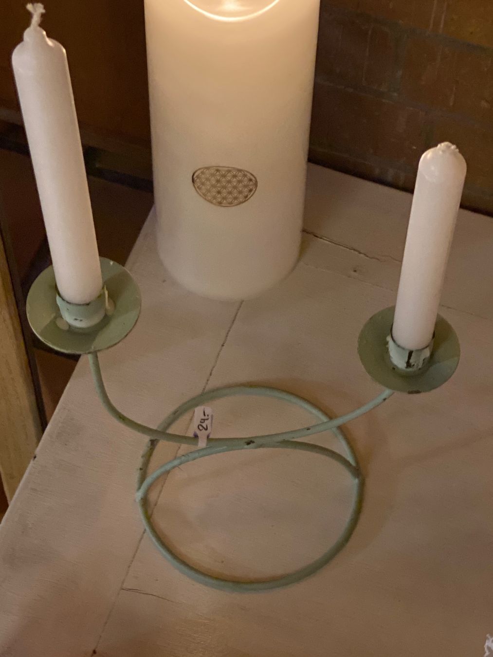 Bougeoirs: KERZENSTÄNDER MINT GRÜN-SHABBY CHIC – D'occasion à Meienried par ManuelaBoutique 2